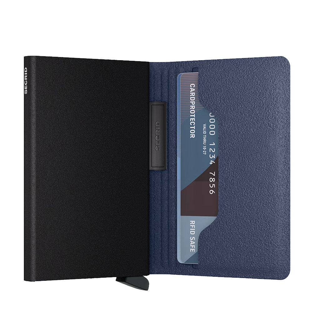 Porta Carte SECRID linea Liba colore Navy Black con RFID