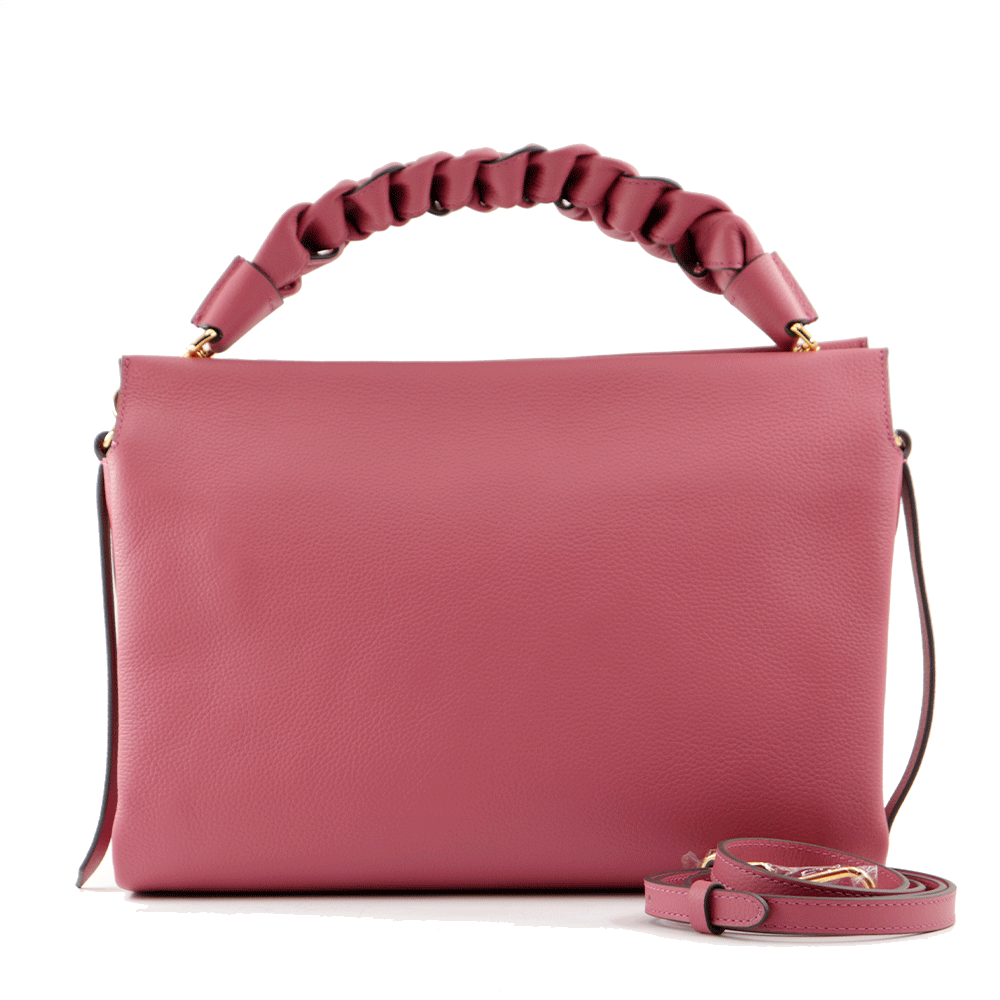 Borsa Donna a Mano COCCINELLE in Pelle linea Boheme Medium colore Rosewood - Brandy