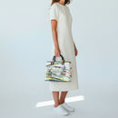 Borsa Donna a Mano Large BRACCIALINI linea Cartoline stampa Firenze