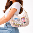 Hobo Bag Donna BRACCIALINI linea Cartoline stampa Madagascar
