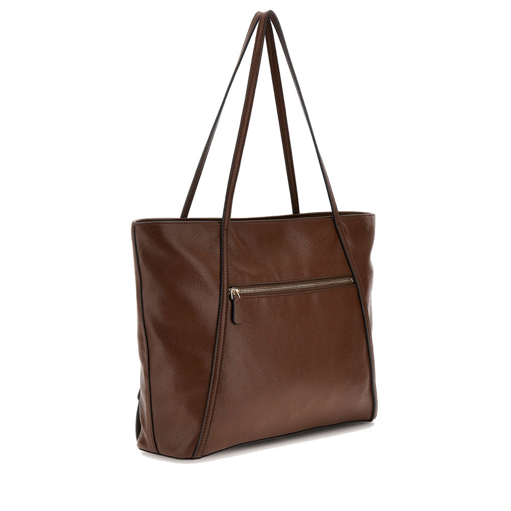 Borsa Donna Shopper a Spalla GUESS Linea Levia Colore Chocolate