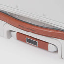 Trolley Cabina PIQUADRO Rigido con 4 Ruote Colore Grigio - Cuoio Linea PQ ALU - BV4425ALU