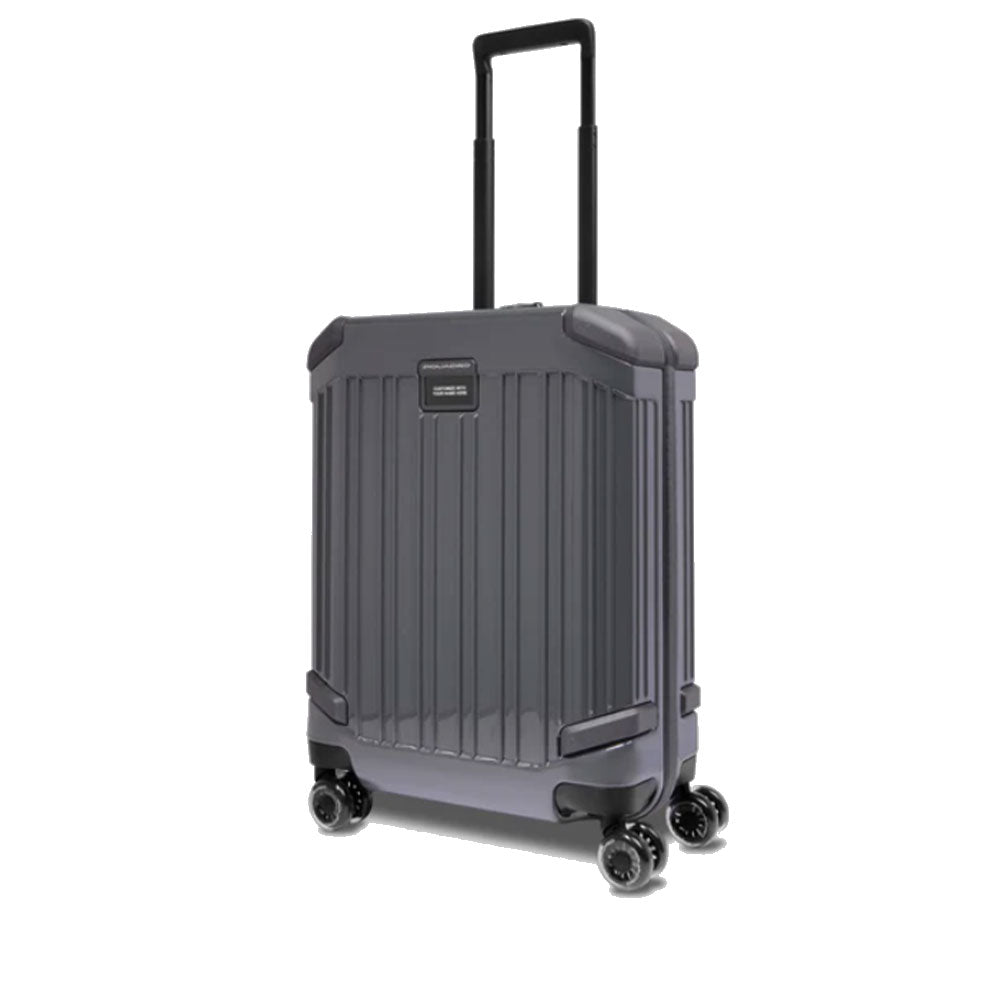 Trolley Cabina PIQUADRO Rigido con 4 Ruote Colore Grigio Linea Pop - BV4425POP
