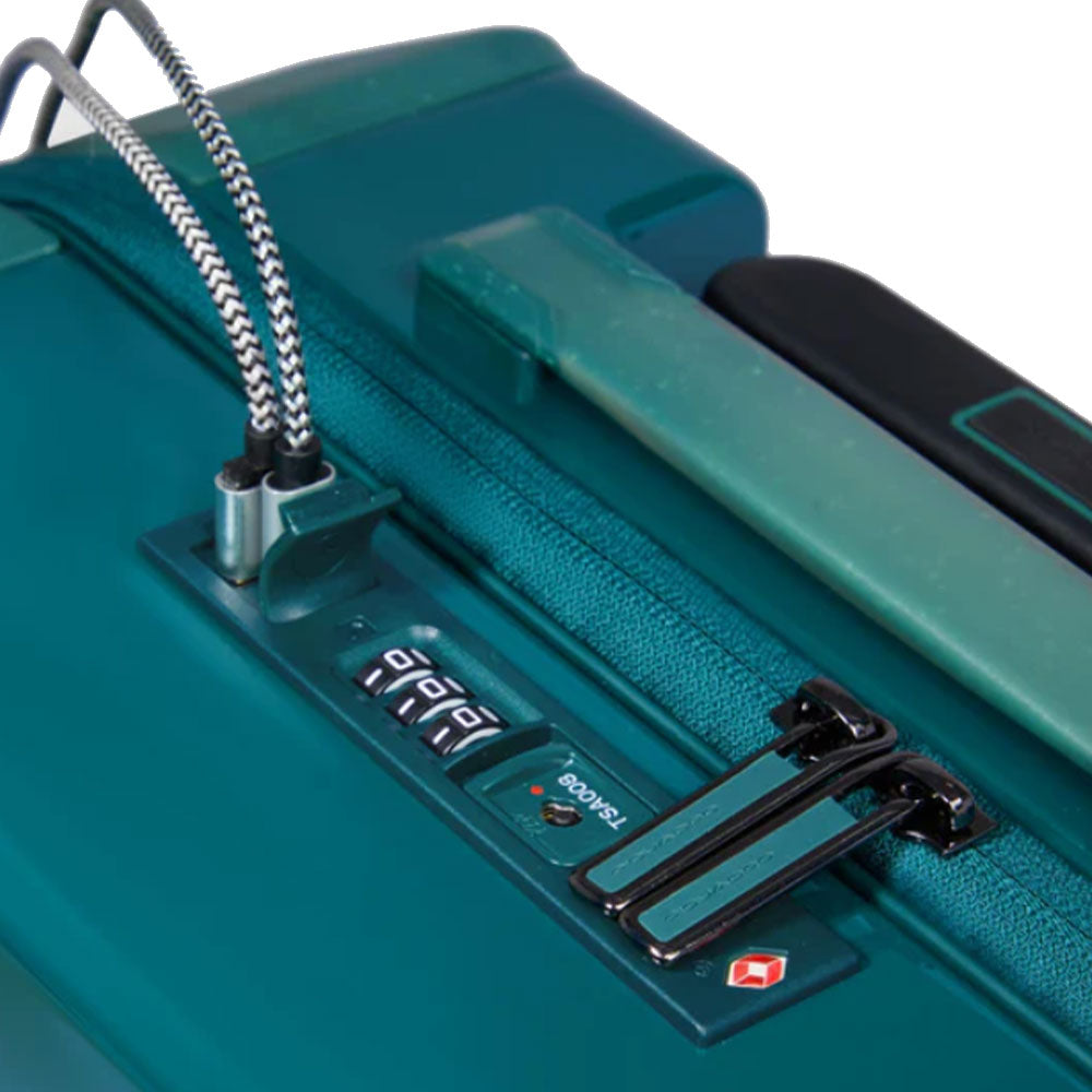 Trolley Cabina PIQUADRO Rigido con 4 Ruote Colore Verde Linea Pop - BV4425POP