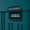 Trolley Cabina PIQUADRO Rigido con 4 Ruote Colore Verde Linea Pop - BV4425POP