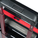 Trolley Cabina PIQUADRO Rigido con 4 Ruote Colore Nero Edizione Limitata "Piquadro per Ducati"