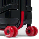 Trolley Cabina PIQUADRO Rigido con 4 Ruote Colore Nero Edizione Limitata "Piquadro per Ducati"