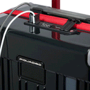 Trolley Cabina PIQUADRO Rigido con 4 Ruote Colore Nero Edizione Limitata "Piquadro per Ducati"