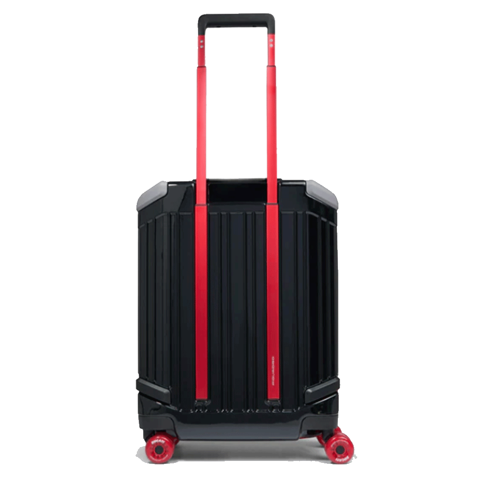 Trolley Cabina PIQUADRO Rigido con 4 Ruote Colore Nero Edizione Limitata "Piquadro per Ducati"