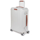 Trolley Grande PIQUADRO Rigido 4 Ruote Grigio - Cuoio Linea PQ ALU - BV4428ALU