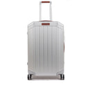 Trolley Medio PIQUADRO Rigido 4 Ruote Grigio - Cuoio Linea PQ ALU - BV4427CBO