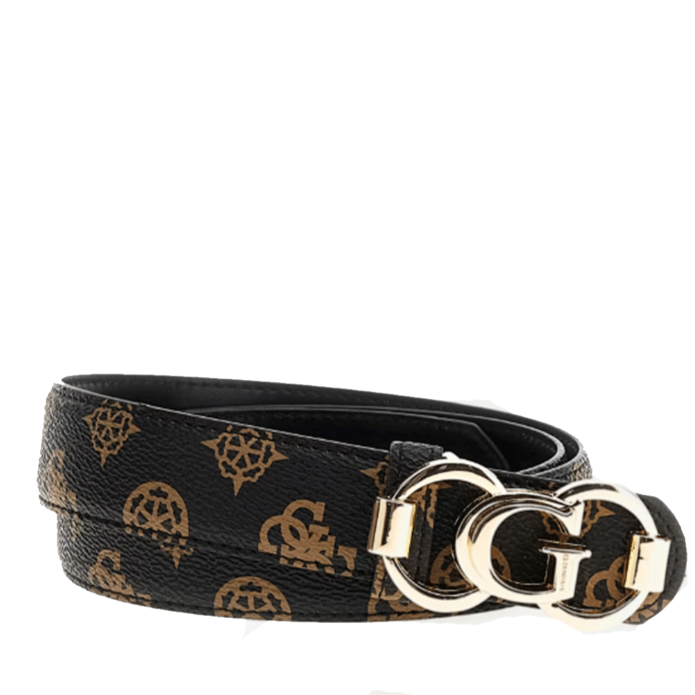 Cintura Donna Reversibile GUESS Colore Mocha Logo Linea 4G