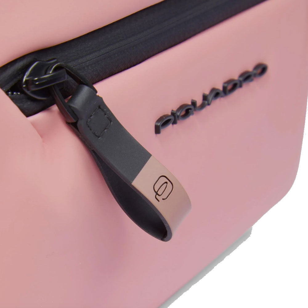 Beauty Donna PIQUADRO in Tessuto Impermeabile Linea Corner colore Rosa - BY6380C2OW