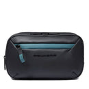 Beauty Uomo PIQUADRO in Tessuto Impermeabile Linea Corner colore Nero - BY6380C2OW