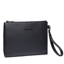 Black Coated Fabric Clutch Bag PIQUADRO Corner 2.0 - AC6368C2OW
