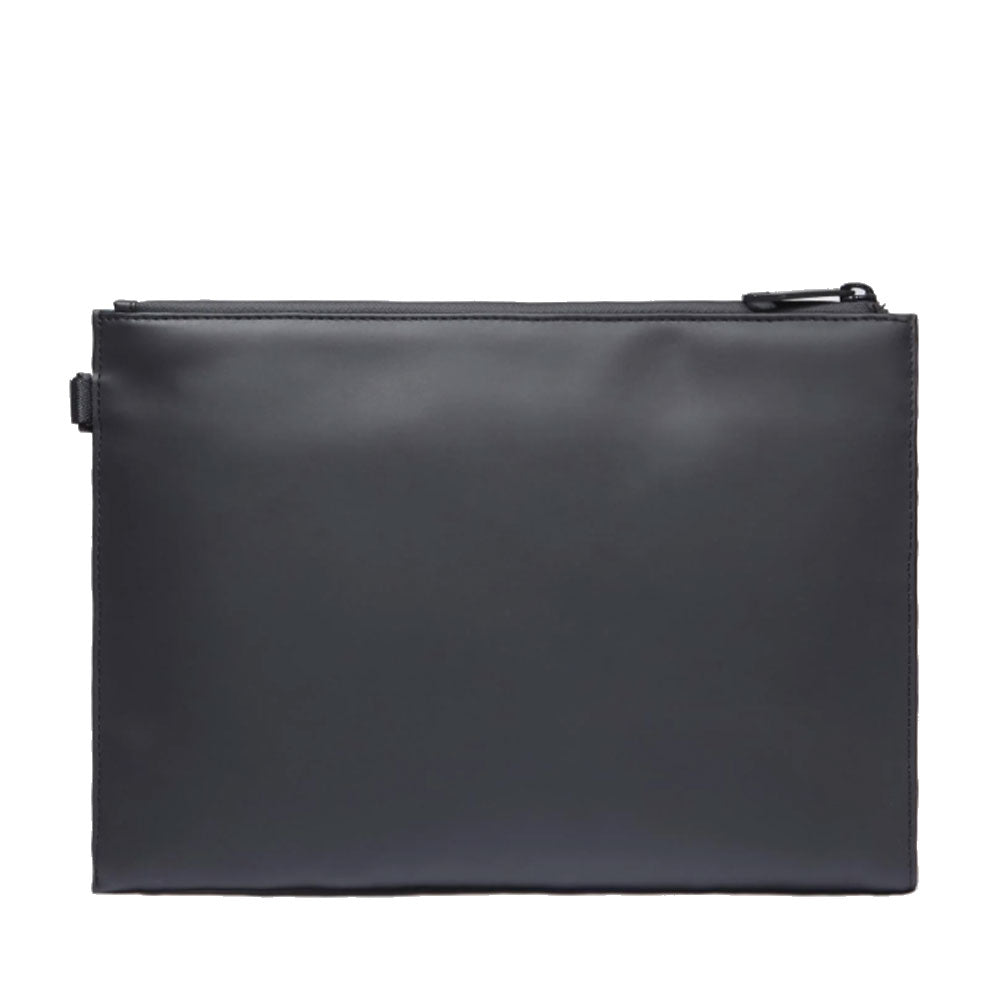 Black Coated Fabric Clutch Bag PIQUADRO Corner 2.0 - AC6368C2OW