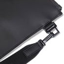 Black Coated Fabric Clutch Bag PIQUADRO Corner 2.0 - AC6368C2OW