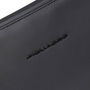 Black Coated Fabric Clutch Bag PIQUADRO Corner 2.0 - AC6368C2OW