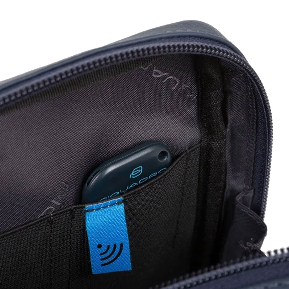 Borsello Uomo Piquadro in Pelle Blu Porta iPad Linea Akron - CA1816AO