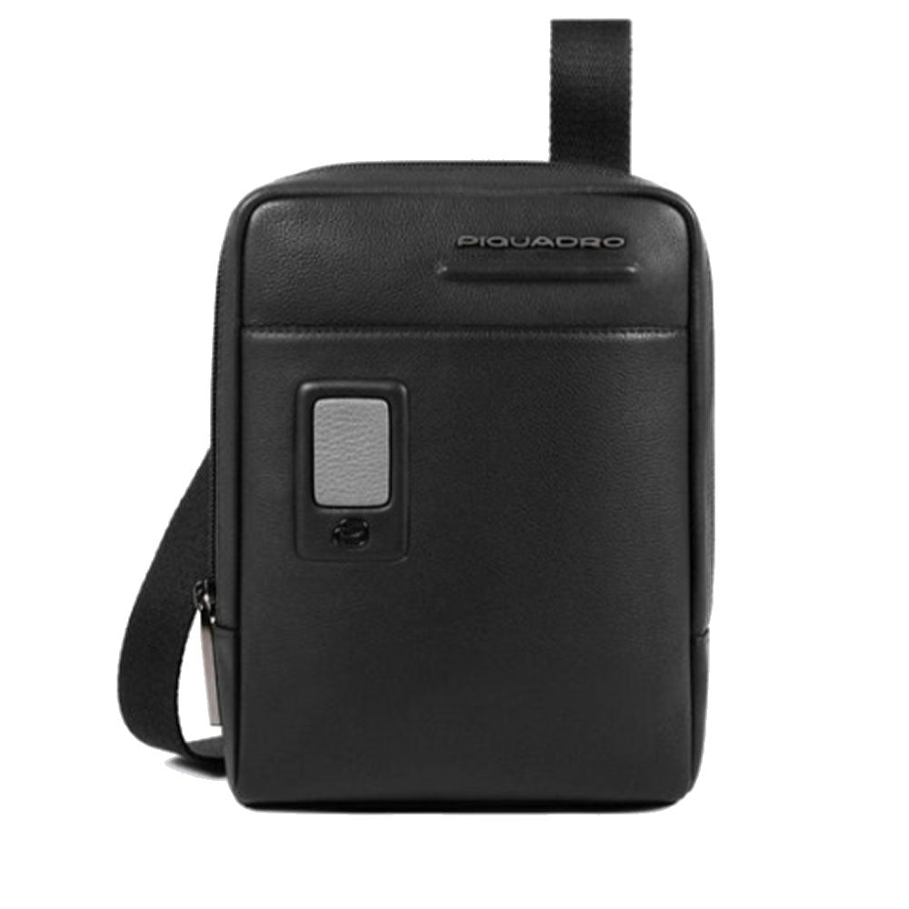 Borsello Uomo Piquadro in Pelle Nera Porta iPad Linea Akron - CA1816AO