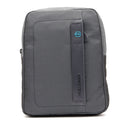 Borsello Uomo PIQUADRO porta iPad in Tessuto e Pelle Chevron Blu - CA1816P16