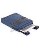Men's Black Fabric and Leather Shoulder Bag PIQUADRO Trakai with iPad Compartment - CA1816W109
