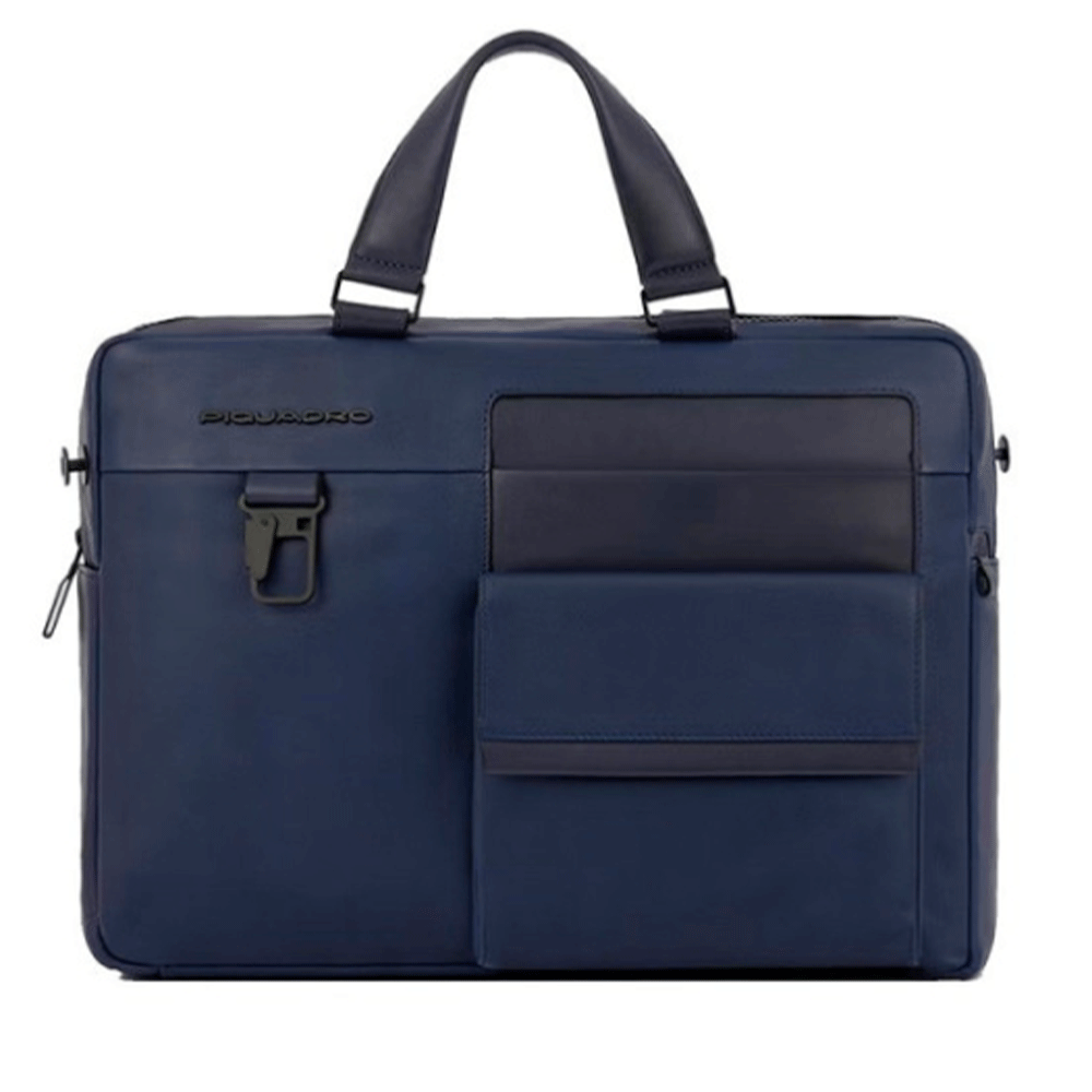 Cartella PIQUADRO Porta Pc 14" Linea Finn in Pelle Blu - CA1903S123