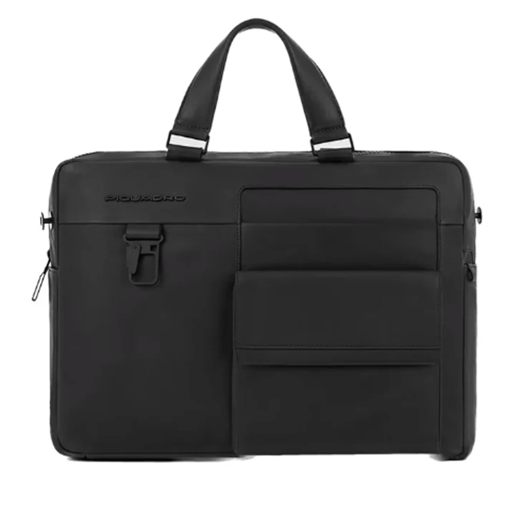Cartella PIQUADRO Porta Pc 14" Linea Finn in Pelle Nera - CA1903S123