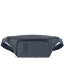 PIQUADRO Gürteltasche aus Stoff und Leder in Chevron-Blau, Pulse Line P16 – CA2174P16