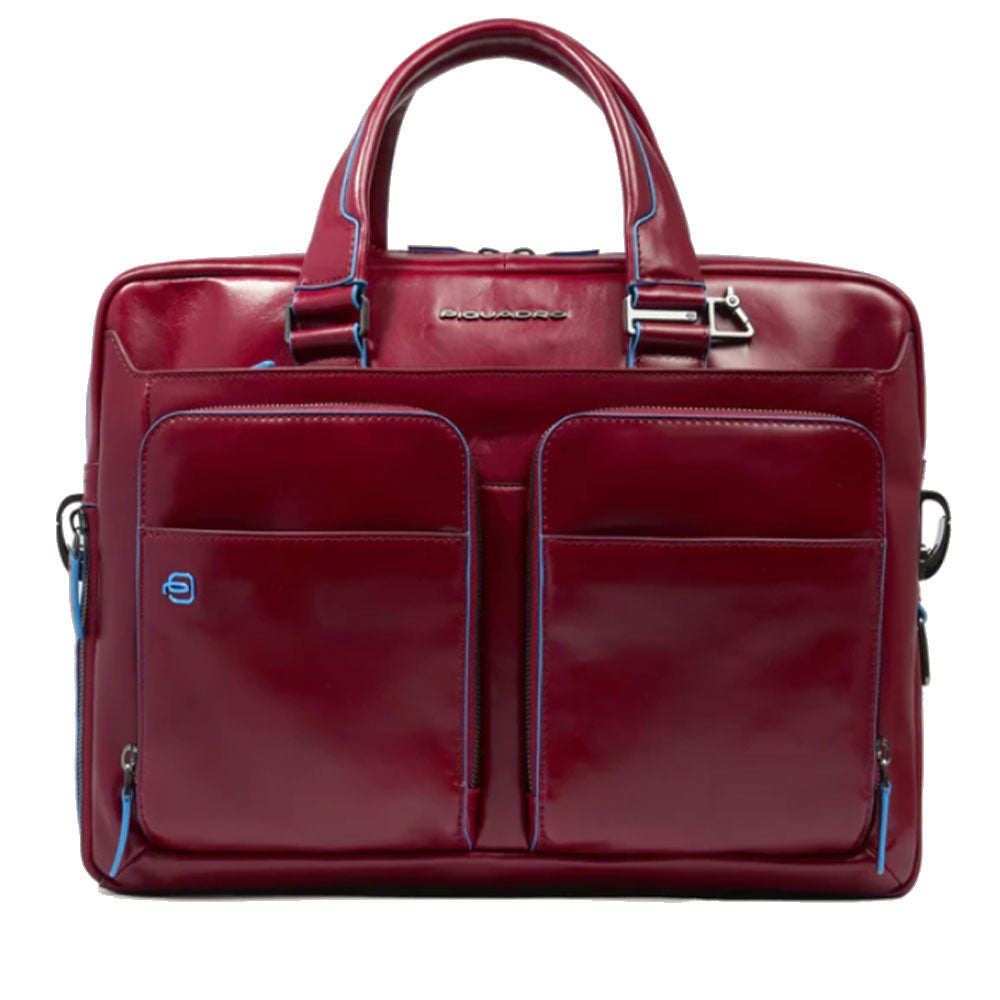 Cartella PIQUADRO in Pelle Rossa Linea Blue Square - CA2849B2