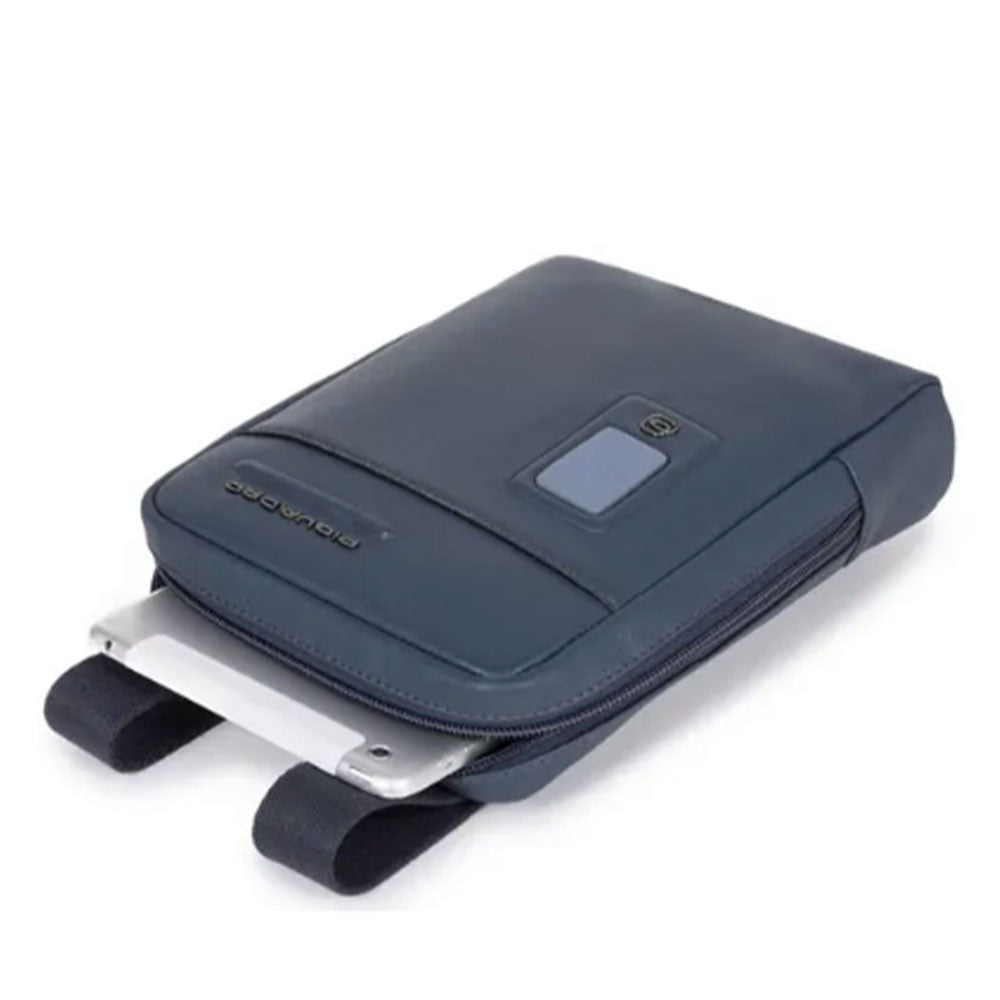 Borsello Uomo PIQUADRO in Pelle Blu Linea Akron - CA3084AO