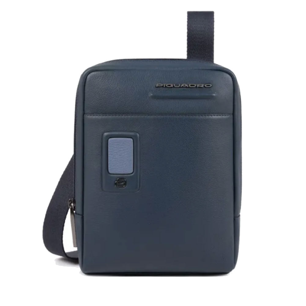 Borsello Uomo PIQUADRO in Pelle Blu Linea Akron - CA3084AO