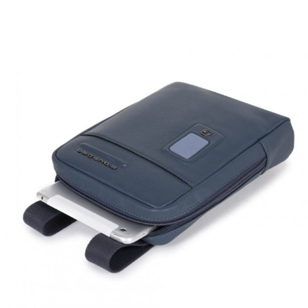 Borsello Uomo PIQUADRO in Pelle Nera Linea Akron - CA3084AO