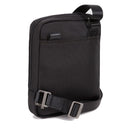 PIQUADRO Brief 2 line Herren iPad Mini Tasche aus schwarzem Stoff und Leder - CA3084BR2