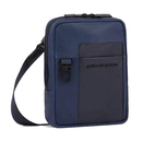 Borsello Uomo PIQUADRO in Pelle Colore Blu Linea Finn Misura Piccola - CA3084S123