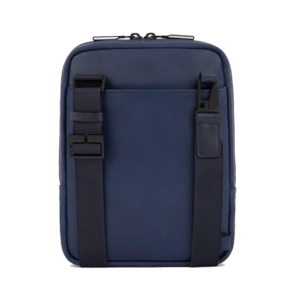 Borsello Uomo PIQUADRO in Pelle Colore Blu Linea Finn Misura Piccola - CA3084S123