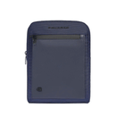 Borsello Uomo PIQUADRO Piccolo in Tessuto e Pelle Blu - CA3084S136