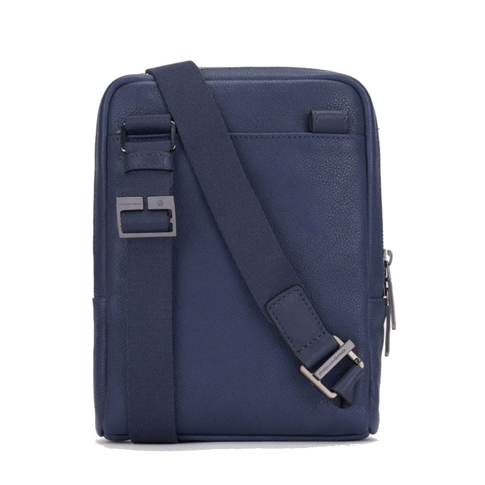 PIQUADRO Herrentasche Ronnie-Linie aus blauem Leder - CA3084W116