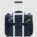 Cartella PIQUADRO Porta Pc 15,6" in Pelle Blu Linea Blue Square- CA3111B2
