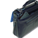 Cartella PIQUADRO Porta Pc 15,6" in Pelle Blu Linea Blue Square- CA3111B2