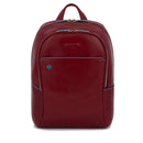 PIQUADRO Zaino Porta Pc 14" linea Blue Square in Pelle Rossa - CA3214B2