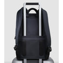 Zaino Uomo PIQUADRO Porta Pc 14" in Tessuto e Pelle Blu Linea Brief  - CA3214BR2