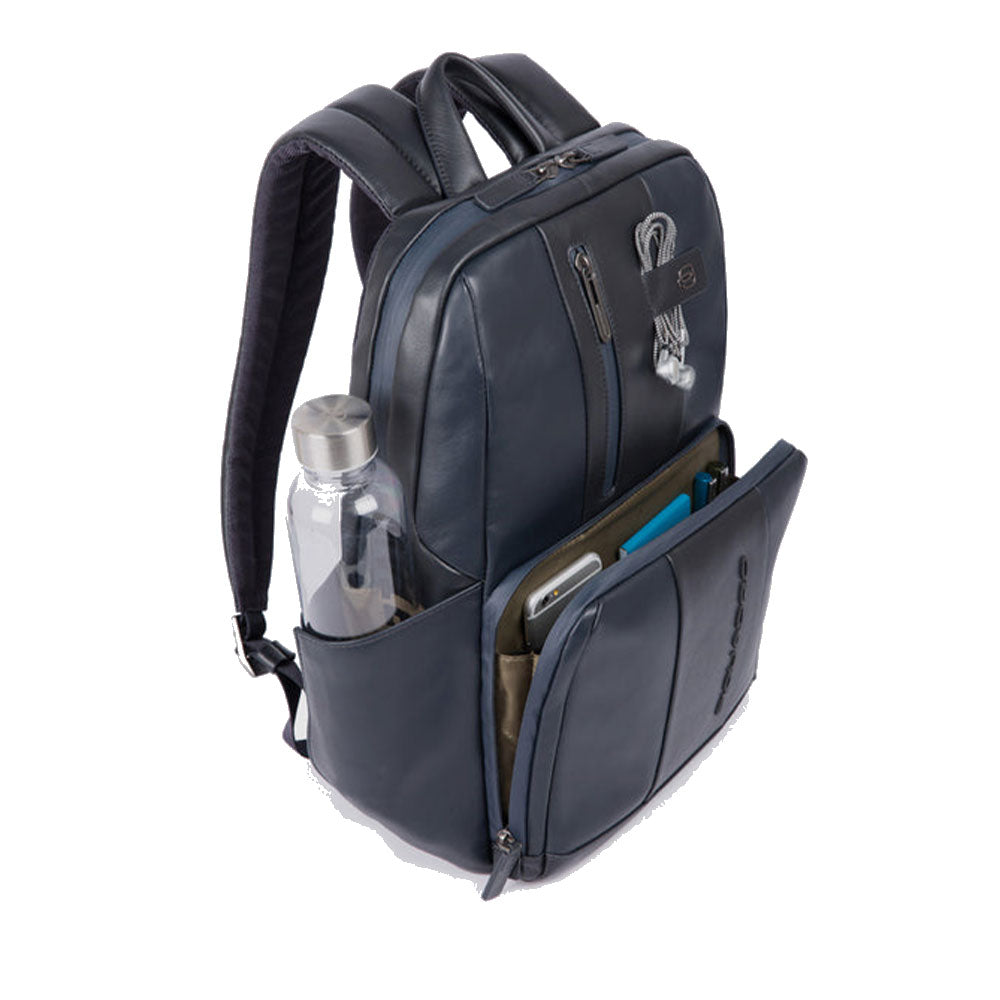 Zaino Uomo PIQUADRO con Porta Pc 14" linea Urban in Pelle Nera - CA3214UB00