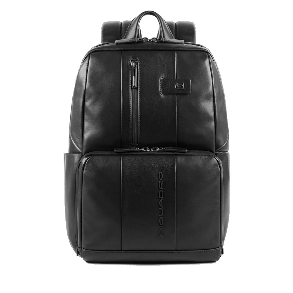 Zaino Uomo PIQUADRO con Porta Pc 14" linea Urban in Pelle Nera - CA3214UB00