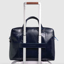 Cartella PIQUADRO Porta Pc 14" in Pelle Blu Linea Blue Square -  CA3335B2