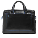 Cartella PIQUADRO Porta Pc 14" in Pelle Nera Linea Blue Square -  CA3335B2