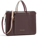 Women's Burgundy and Pink Leather Work Bag PIQUADRO Circle - CA4021W92