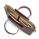 Women's Burgundy and Pink Leather Work Bag PIQUADRO Circle - CA4021W92