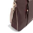 Women's Burgundy and Pink Leather Work Bag PIQUADRO Circle - CA4021W92