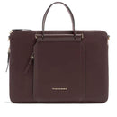 Women's Burgundy and Pink Leather Work Bag PIQUADRO Circle - CA4021W92